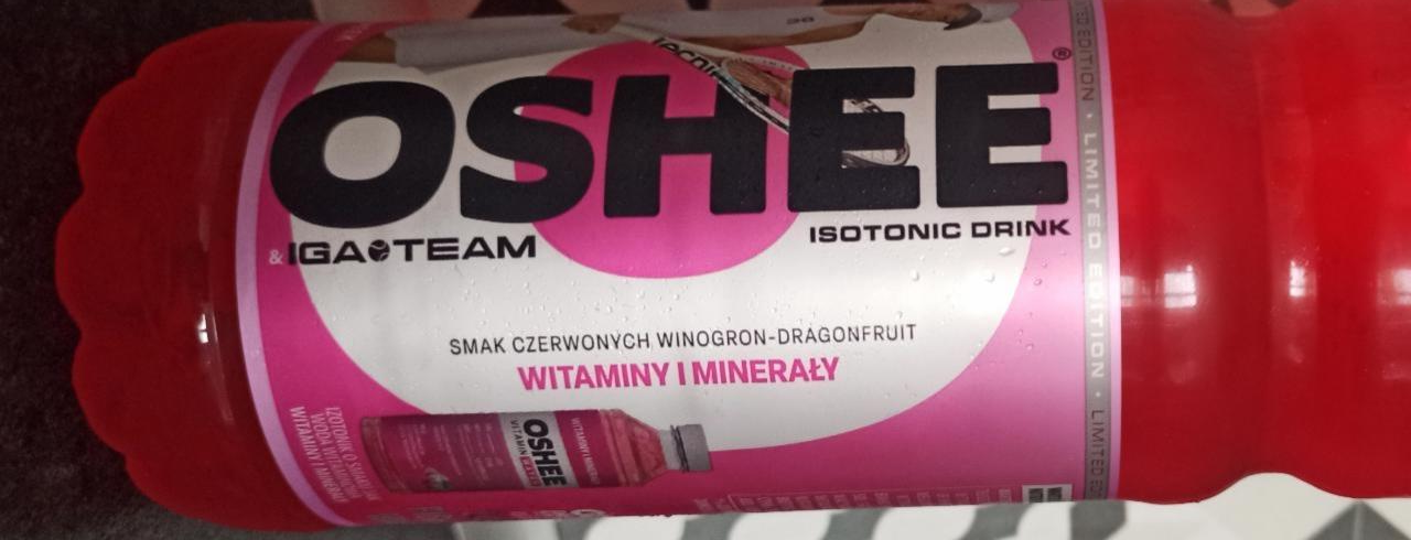 Фото - Isotonic drink smak czerwonych winogron-dragonfruit Oshee