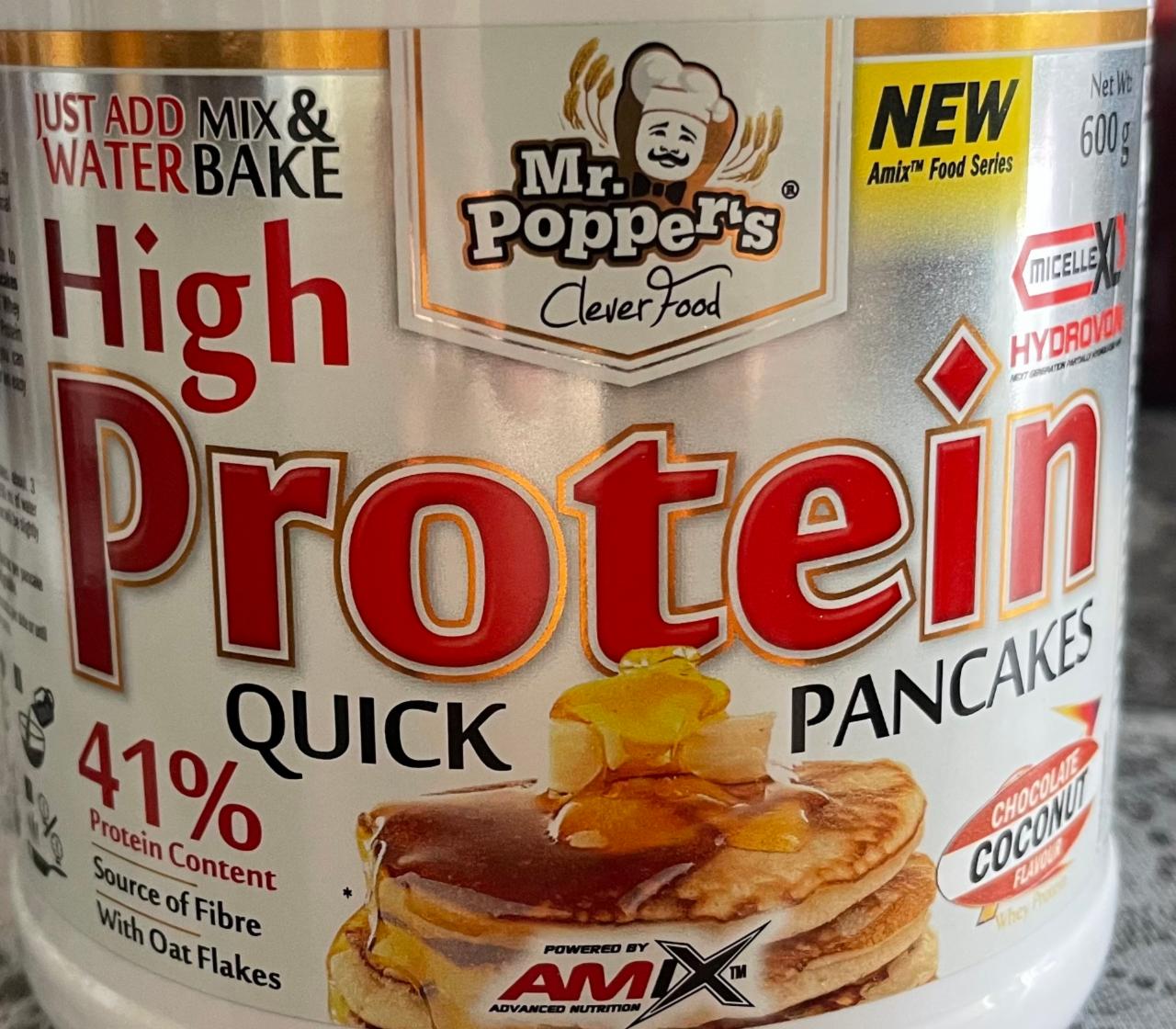 Фото - High Proteine Pancake Chocolate Coconut Amix Nutrition