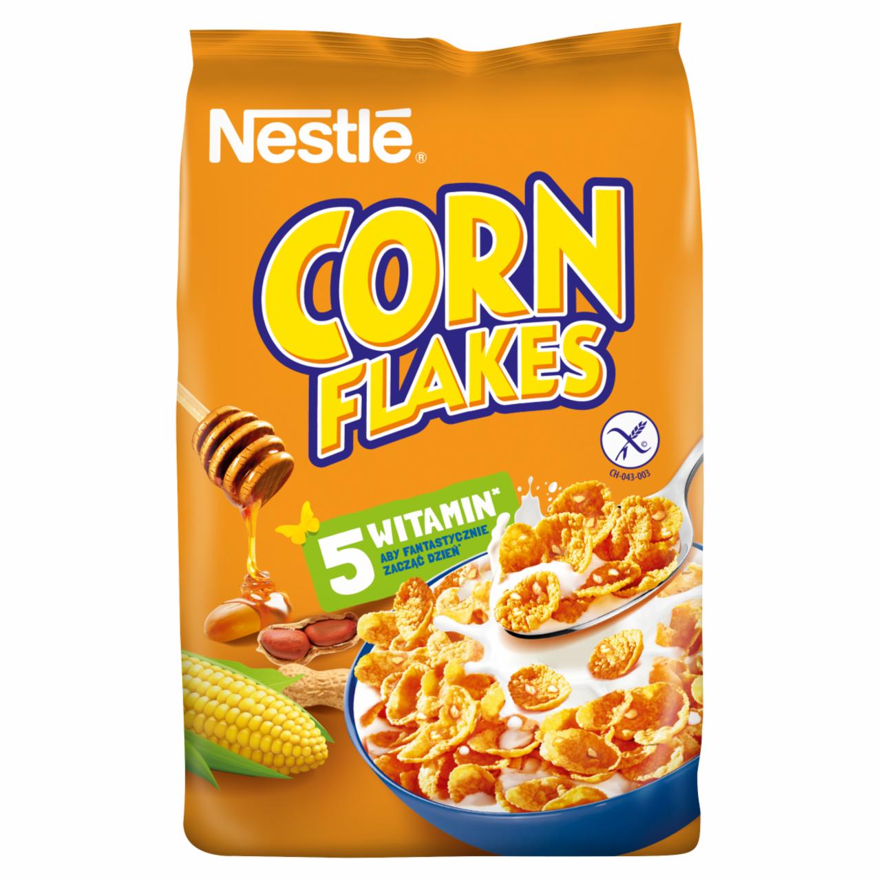 Фото - Хлопья кукурузные медово-ореховые Corn Flakes Nestle