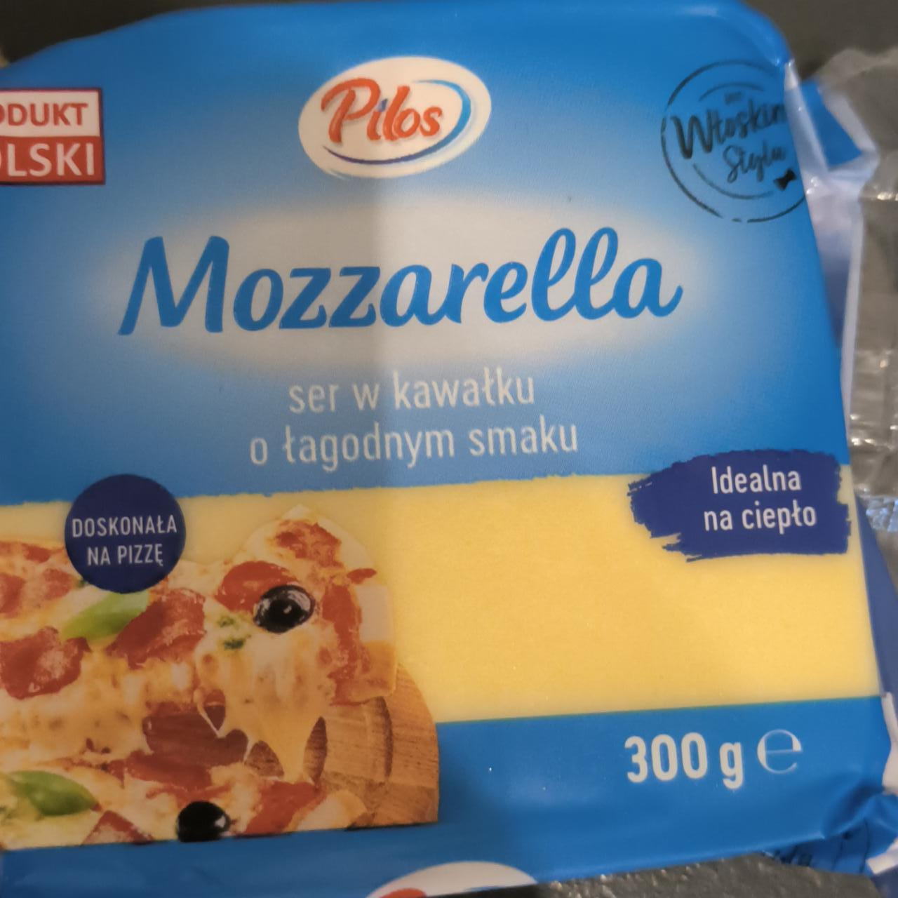 Фото - Mozzarella ser w kawałku o łagodnym smaku Pilos