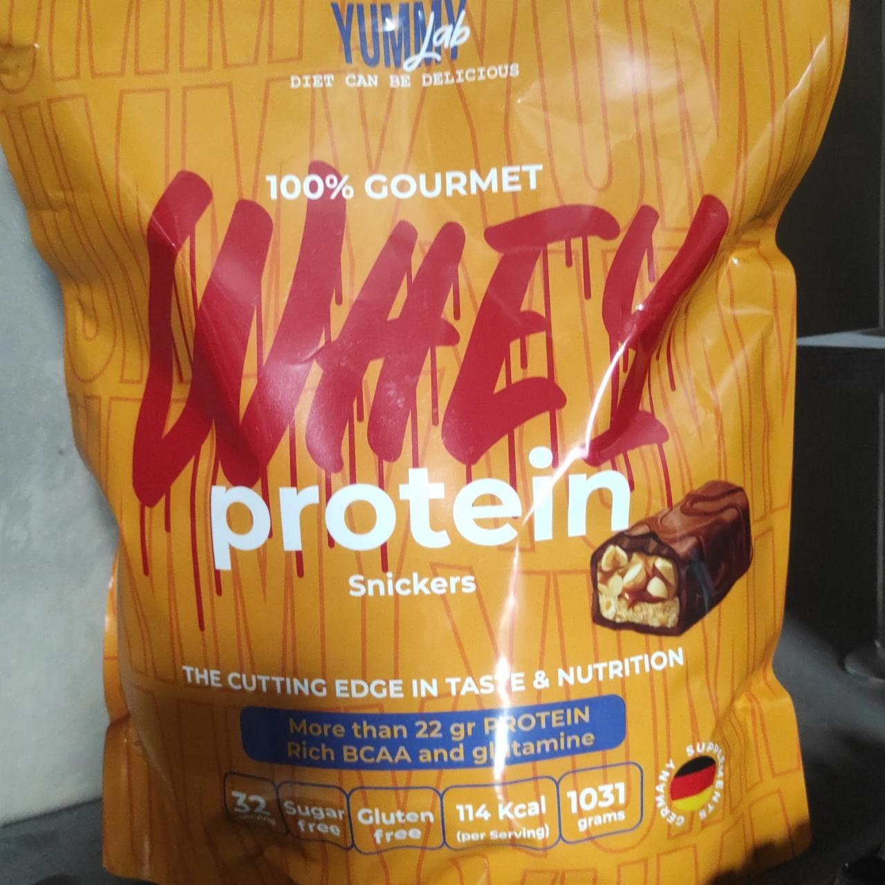 Фото - Whey protein snickers Yummylab