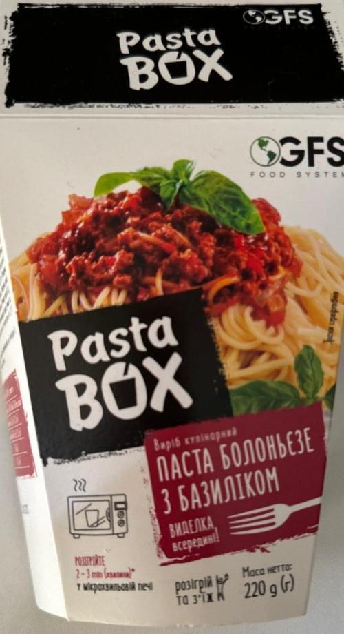 Фото - Pasta box паста болоньезе с базиликом GFS