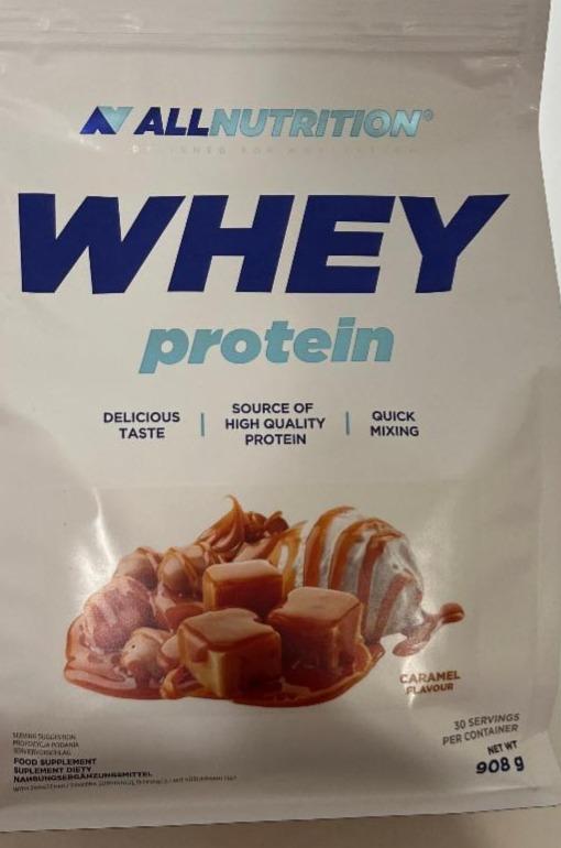 Фото - Whey protein caramel AllNutrition