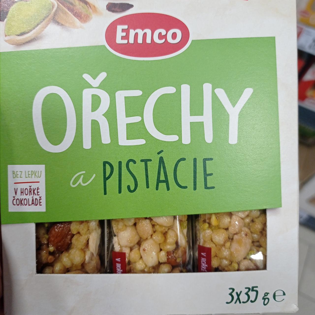 Фото - Ořechy a pistácie v hořké čokoládě bez lepku Emco