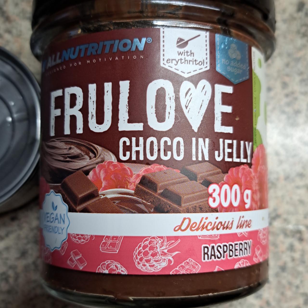 Фото - Frulove choco in jelly raspberry Allnutrition