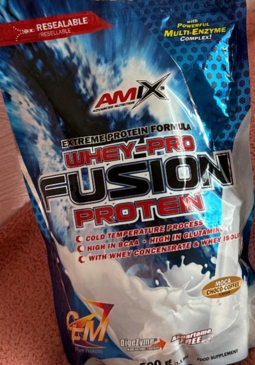 Фото - Whey-pro fusion protein moca choco-coffee Amix Nutrition