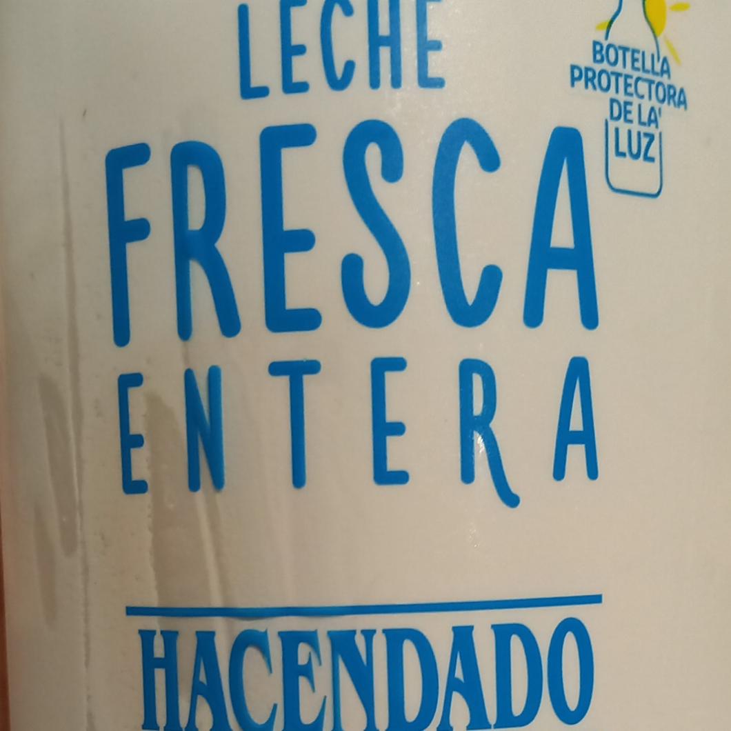 Фото - Leche fresca entera Hacendado