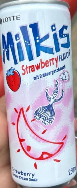 Фото - Milkis strawberry flavour Lotte