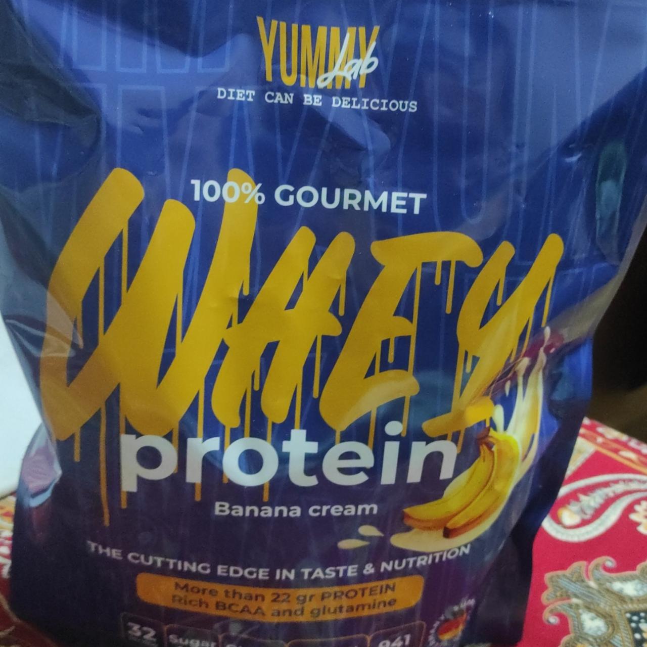 Фото - Whey 100% gourmet protein banana cream YummyLab