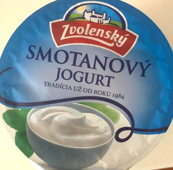 Фото - Smetanový jogurt bílý Zvolenský