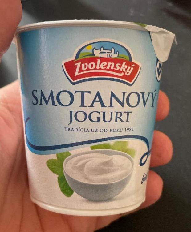 Фото - Smetanový jogurt bílý Zvolenský