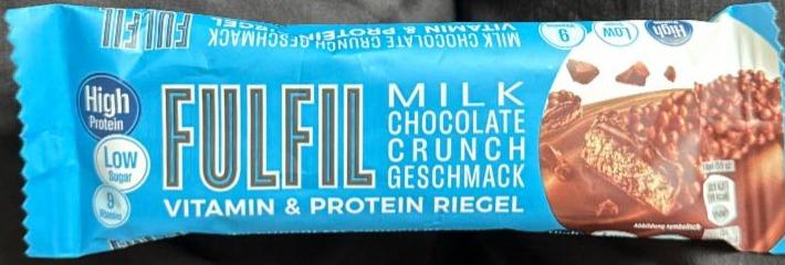 Фото - Milk chocolate crunch geschmack vitamin&protein riegel Fulfil