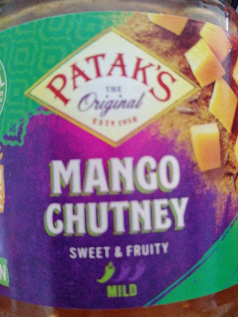 Фото - Mango chutney Patak's