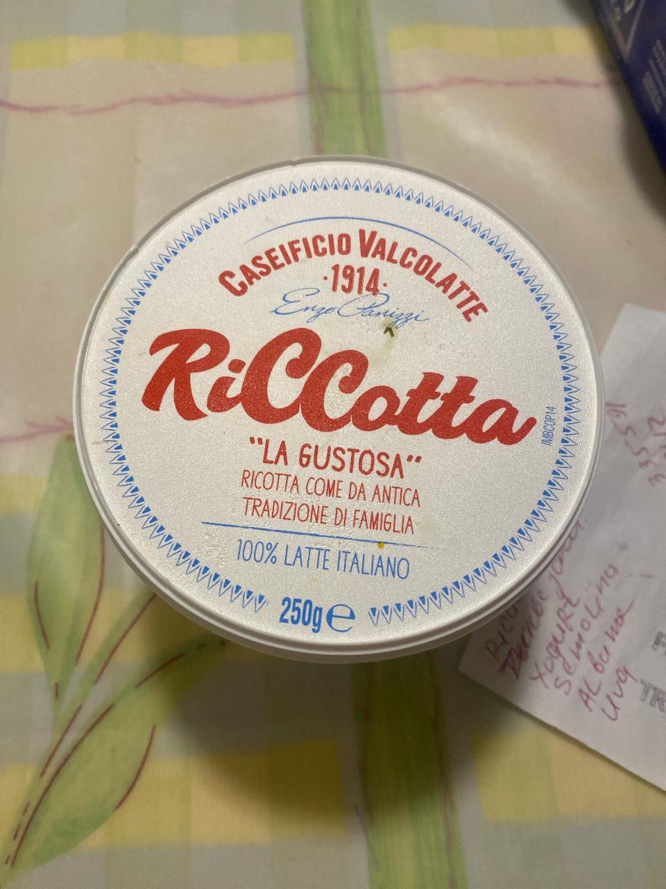 Фото - Сыр Рикотта Ricotta La Gustosa Caseificio Valcolatte