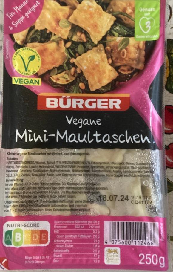 Фото - Vegane Mini-Maultaschen Bürger