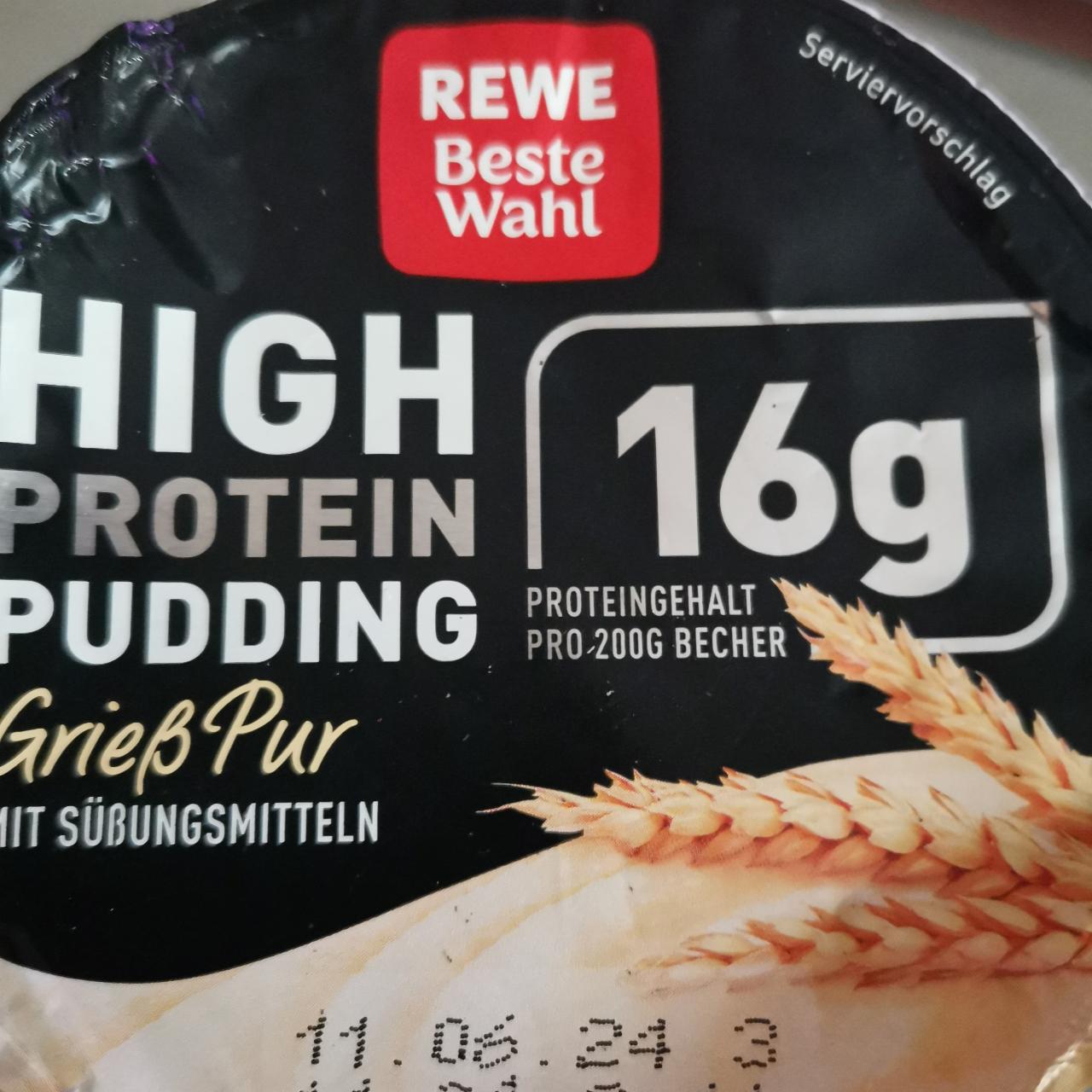 Фото - High Protein Grießpudding Rewe