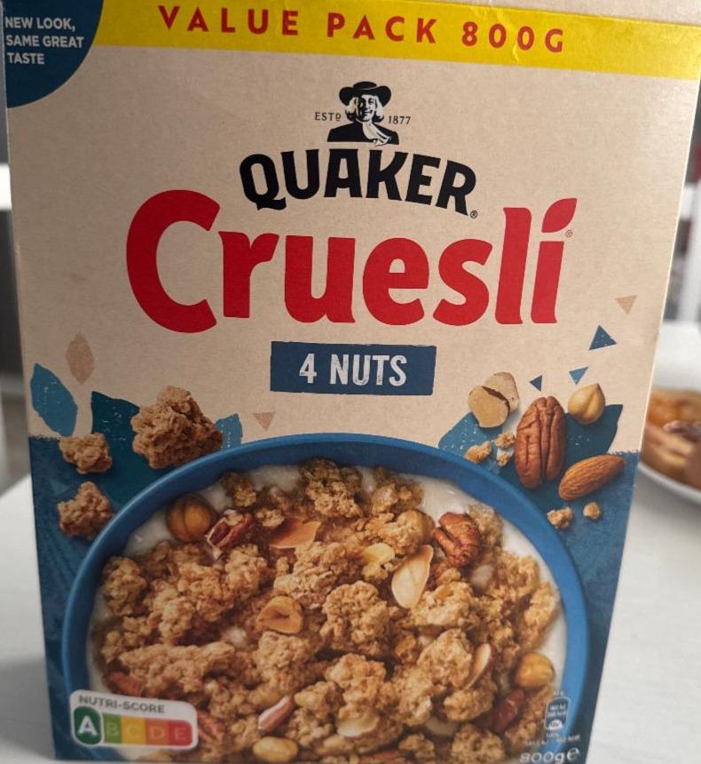 Фото - Cruesli 4 nuts Quaker