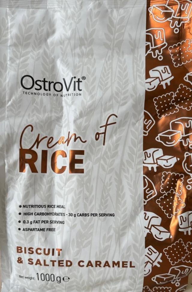 Фото - Cream of rice biscuit salted caramel OstroVit