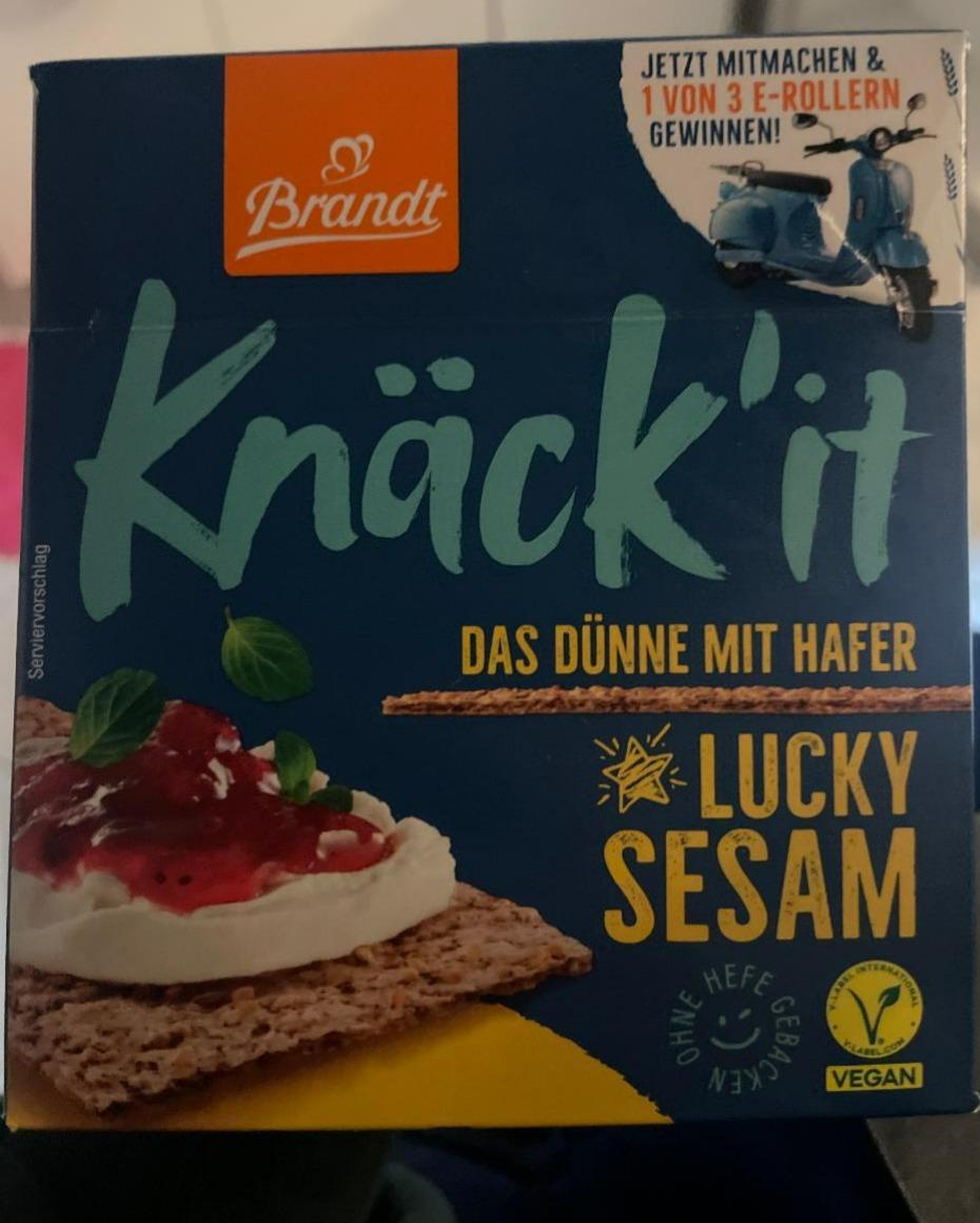 Фото - Knäck'it Das dünne mit hafer Lucky sesam Brandt