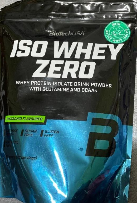 Фото - Iso Whey Zero фисташка BioTechUSA