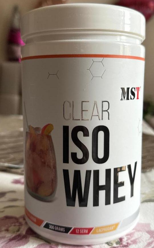 Фото - Clear Whey Iso Peach Tea MST