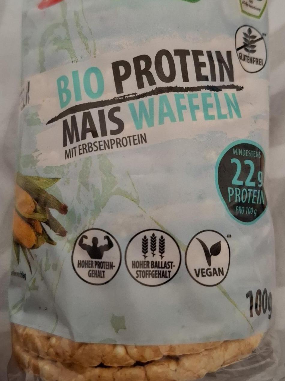 Фото - Bio protein mais waffeln mit erbsenprotein NaturPura