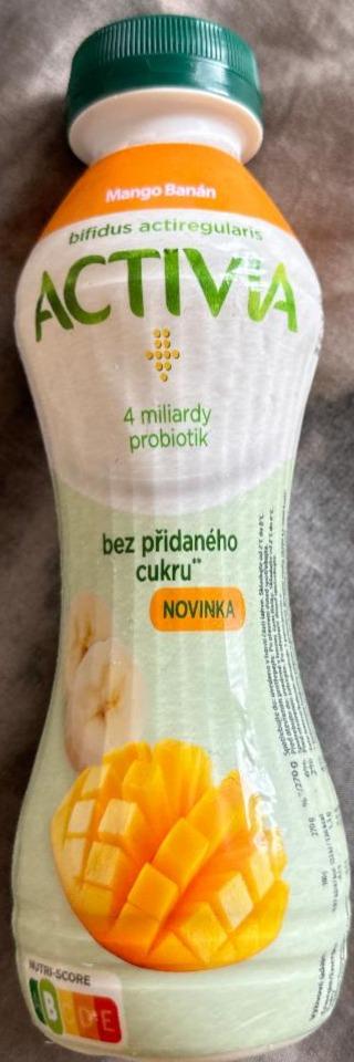 Фото - Mango banán bez přidaného cukru Activia