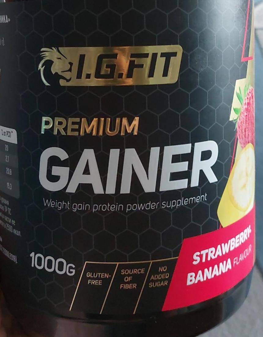 Фото - Gainer premium strawberrry banana I.G.Fit