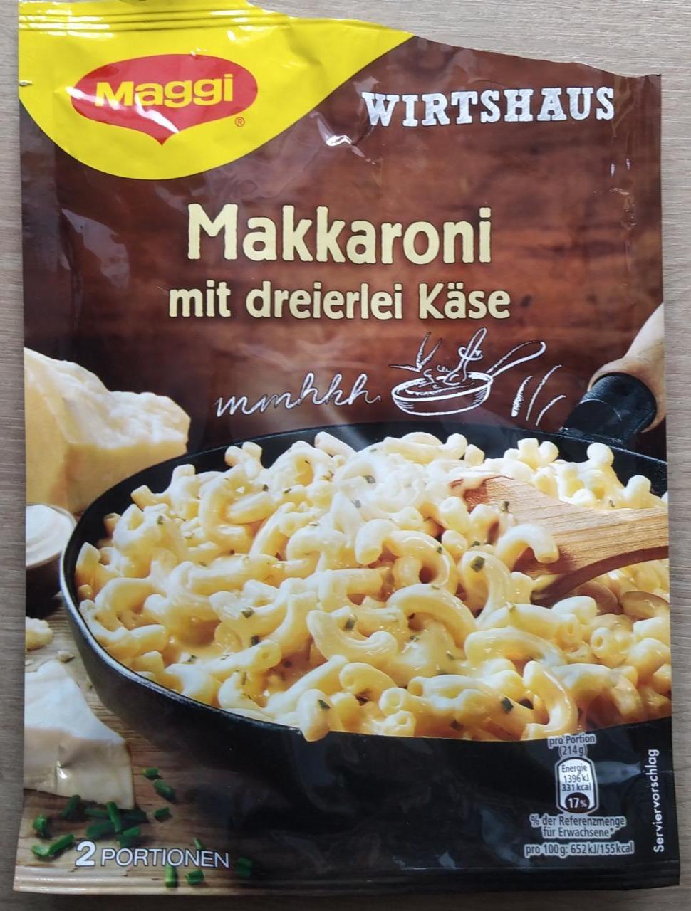 Фото - Makaroni mit dreierlei Käse Maggi