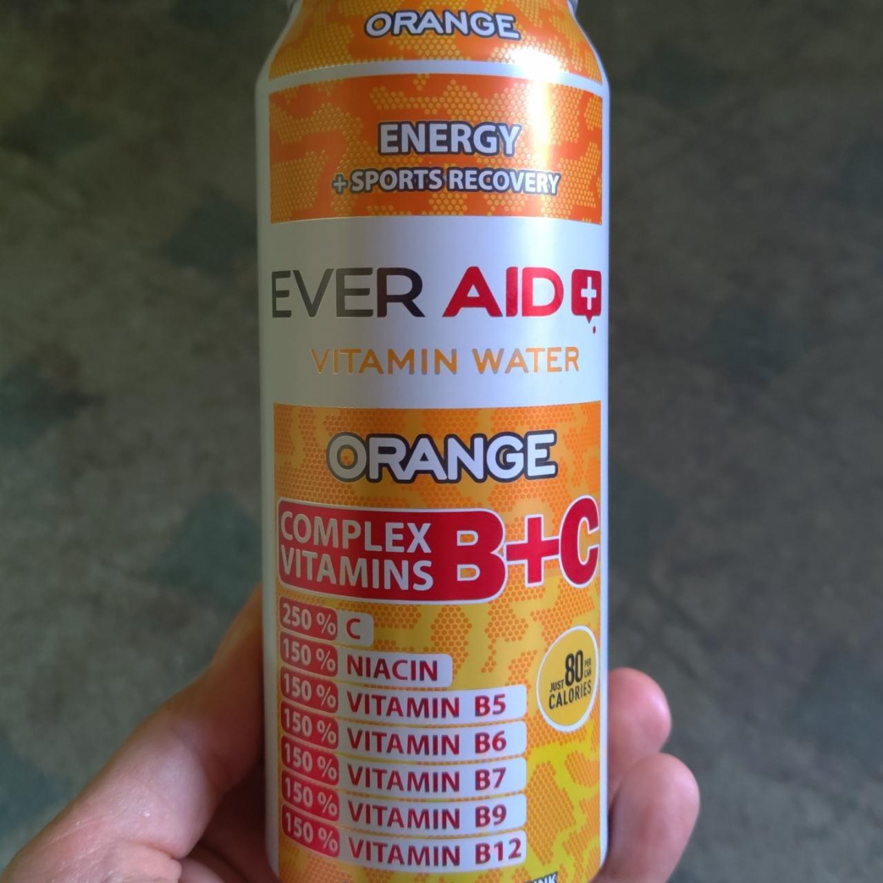 Фото - Energy+sports recovery vitamin water orange Ever AID