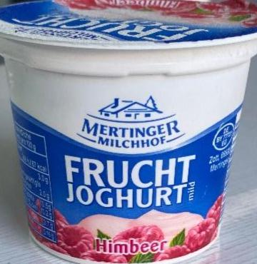 Фото - Joghurt frucht Himbeer Mertinger Milchhof