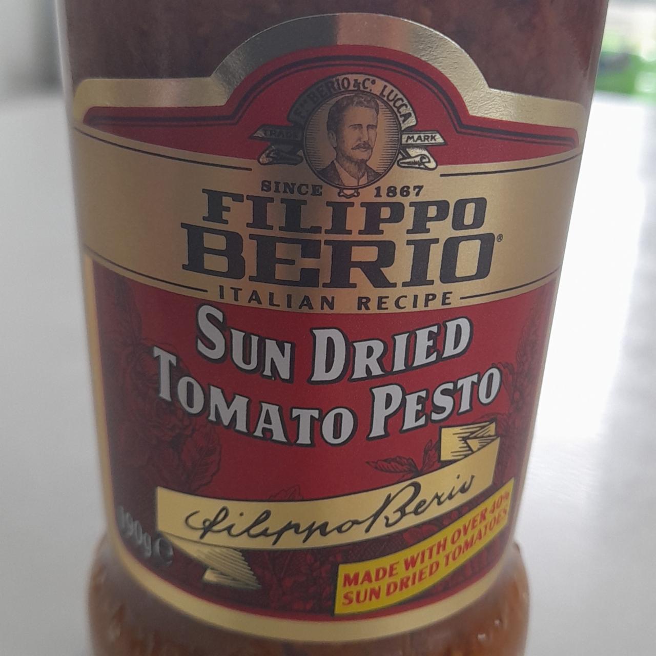 Фото - Песто с вялеными томатами Sun dried Filippo Berio