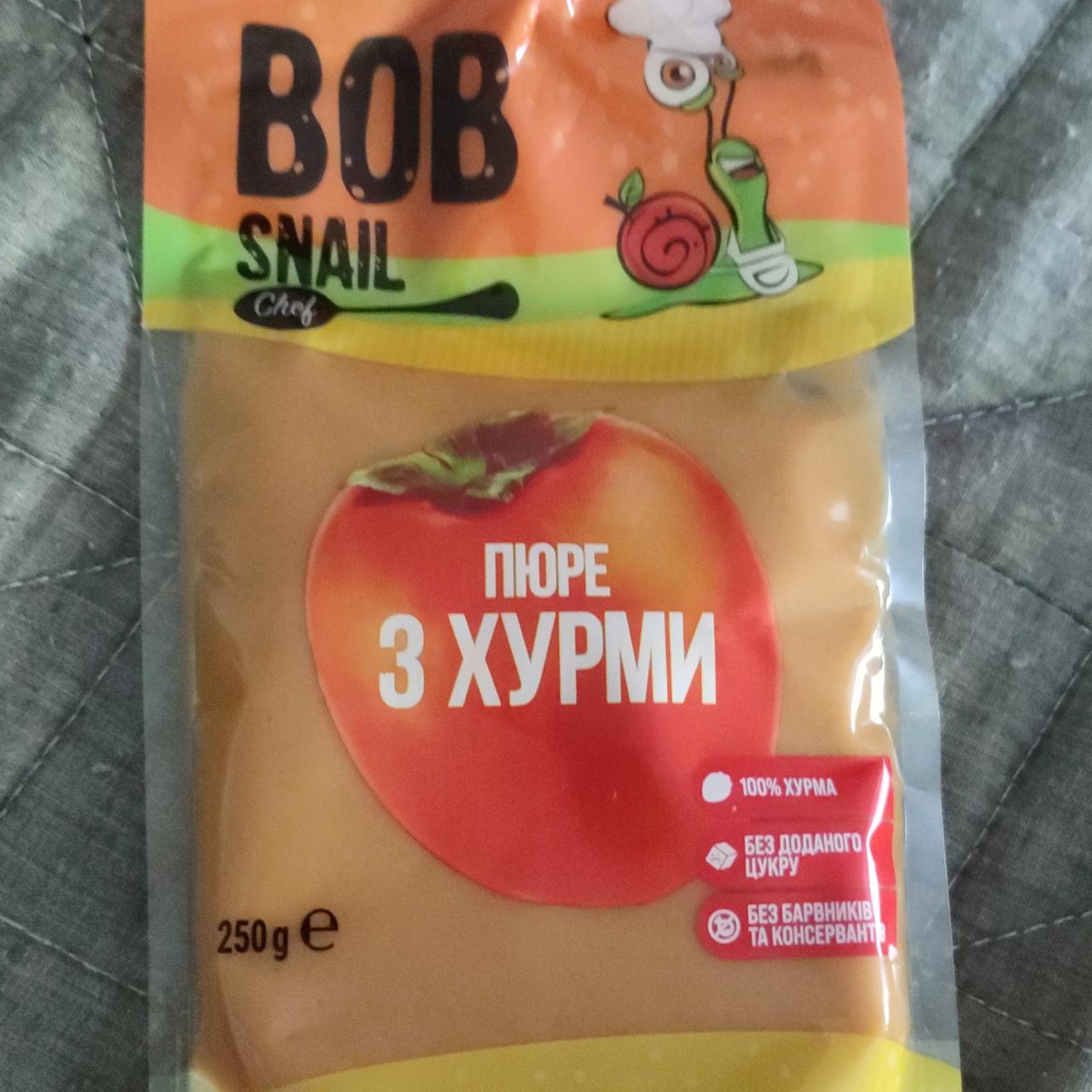 Фото - Пюре фруктовое Из хурмы Bob Snail