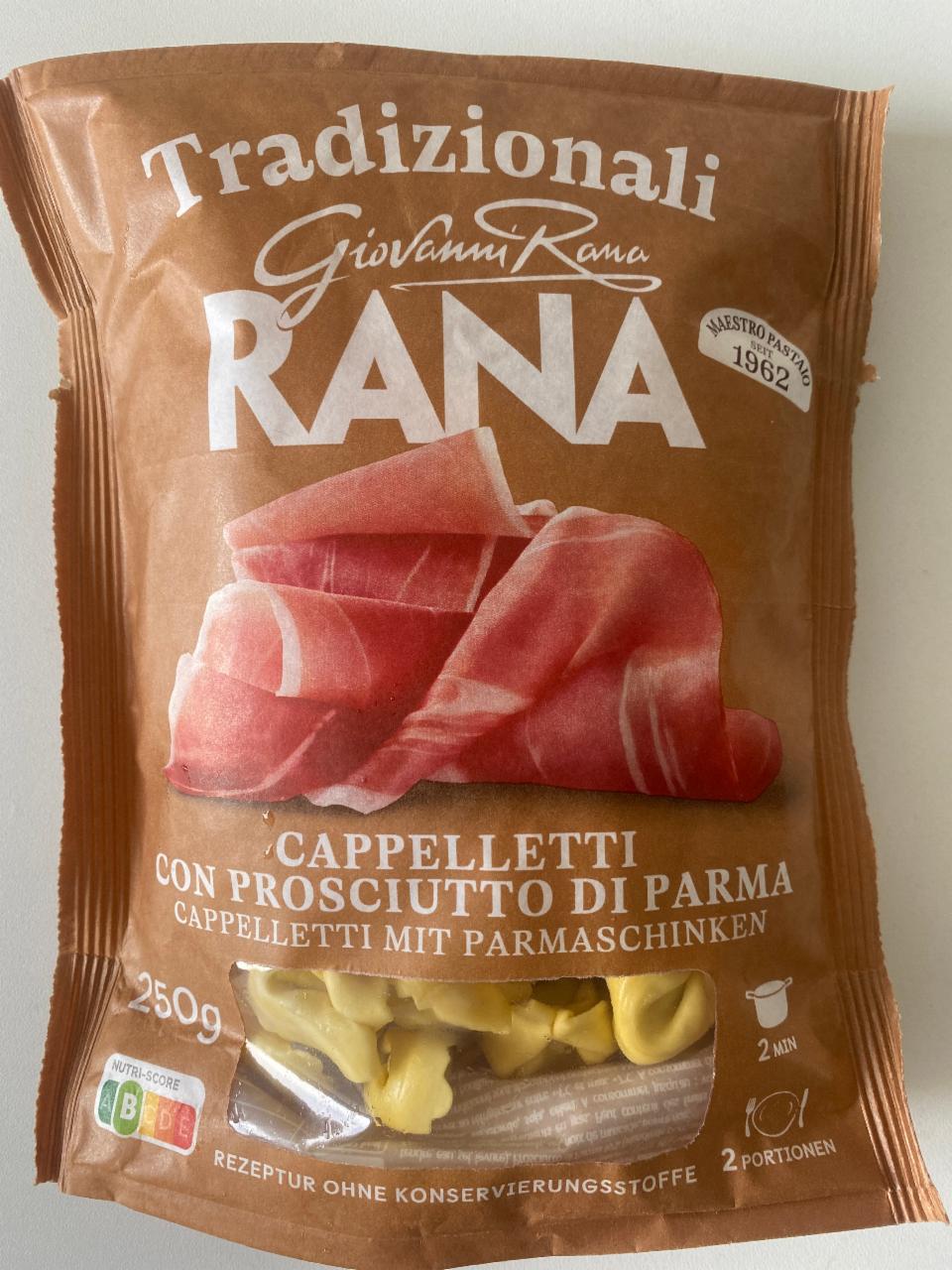 Фото - Cappelletti con prosciutto di parma tradizionali Rana