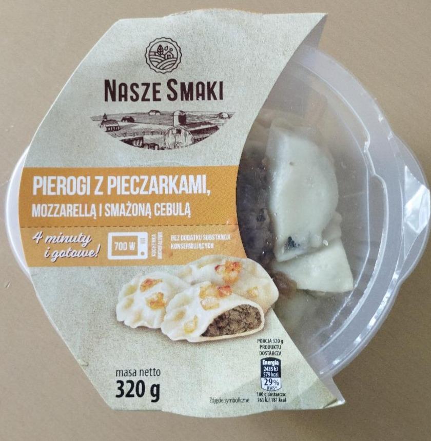 Фото - Pierogi z pieczarkami mozarellą i smażoną cebulą Nasze smaki