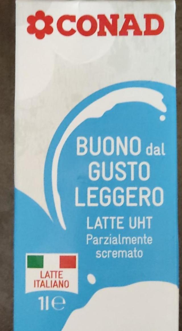 Фото - Buono dal gusto leggero latte uht parzialmente scremato Conad