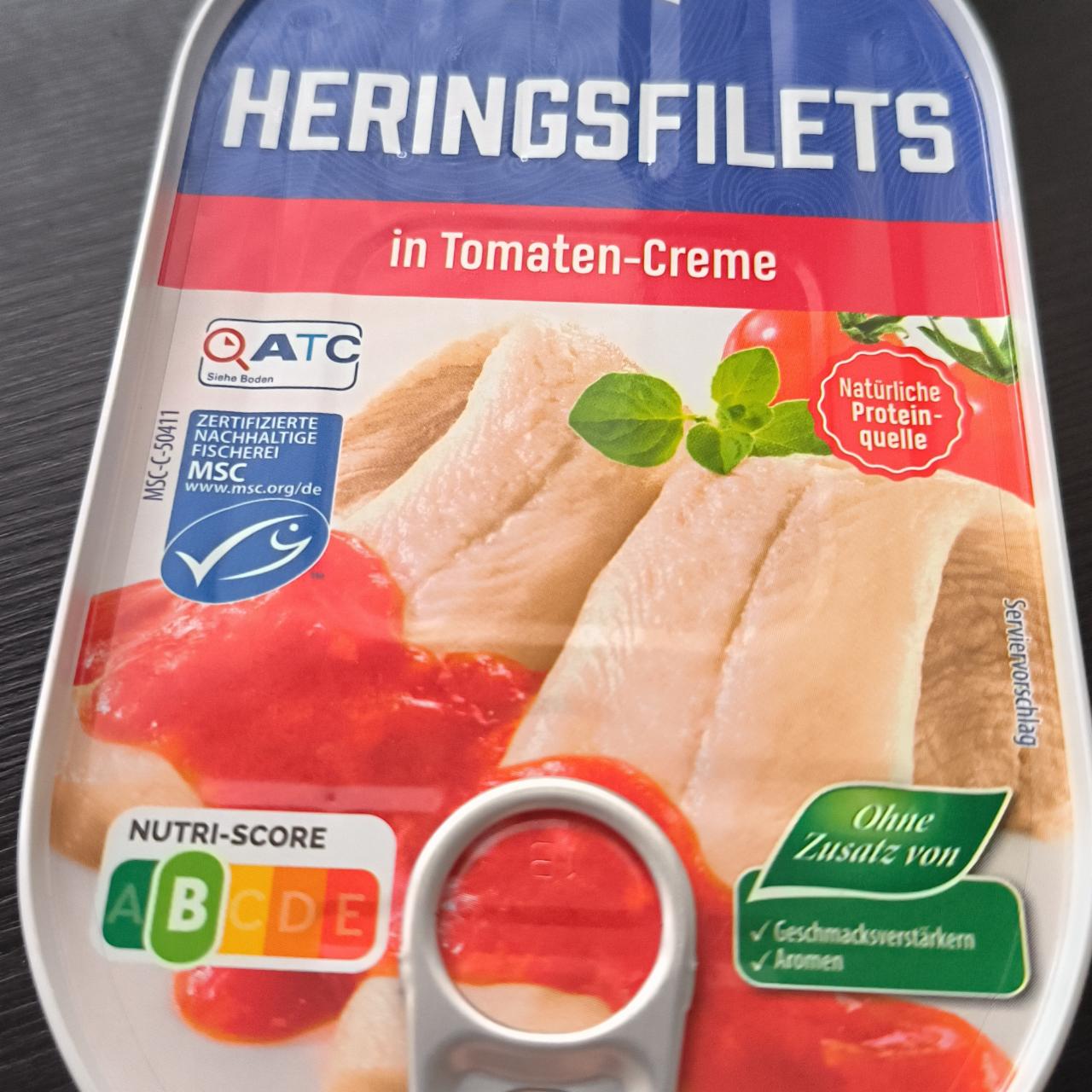 Фото - Heringsfilets in tomaten-creme Almare Seafood