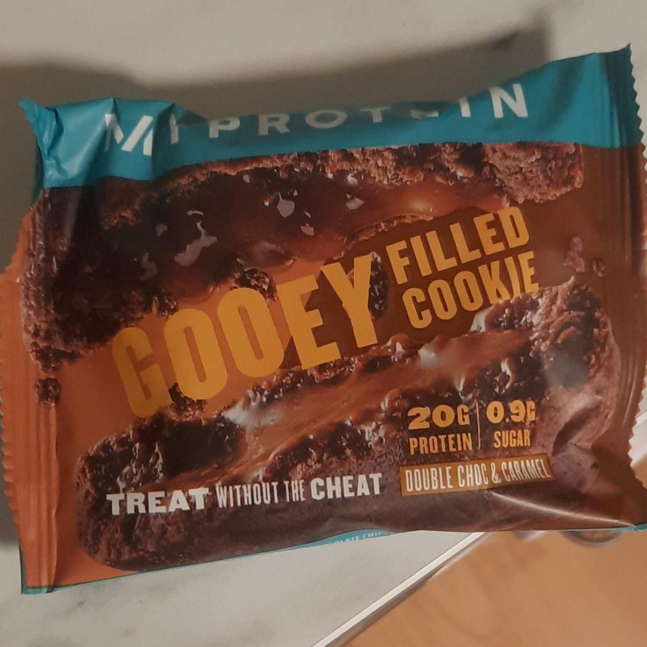 Фото - Gooey Filled cookie double choc&caramel MyProtein