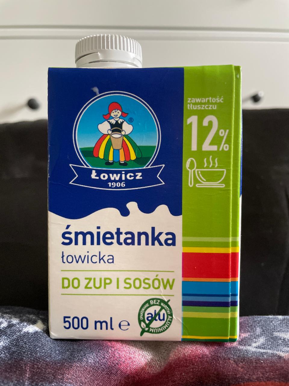 Фото - Smietanka łowicka 12% Lowicz