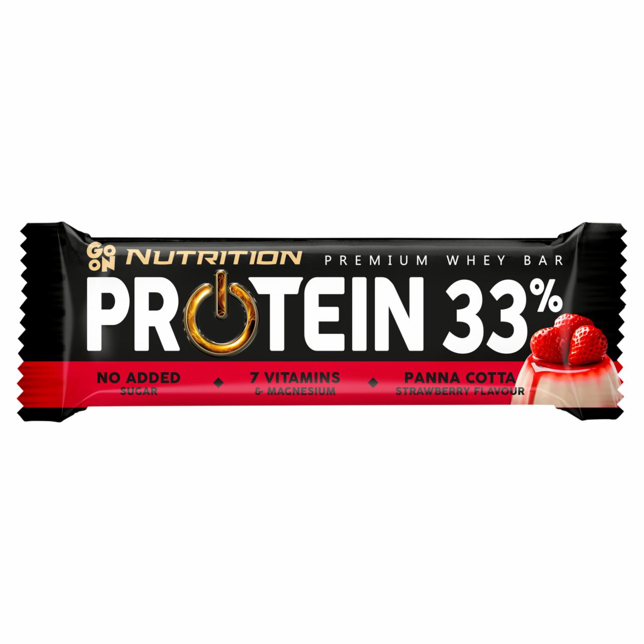 Фото - Protein 33% premium whey bar panna cotta Go on nutrition