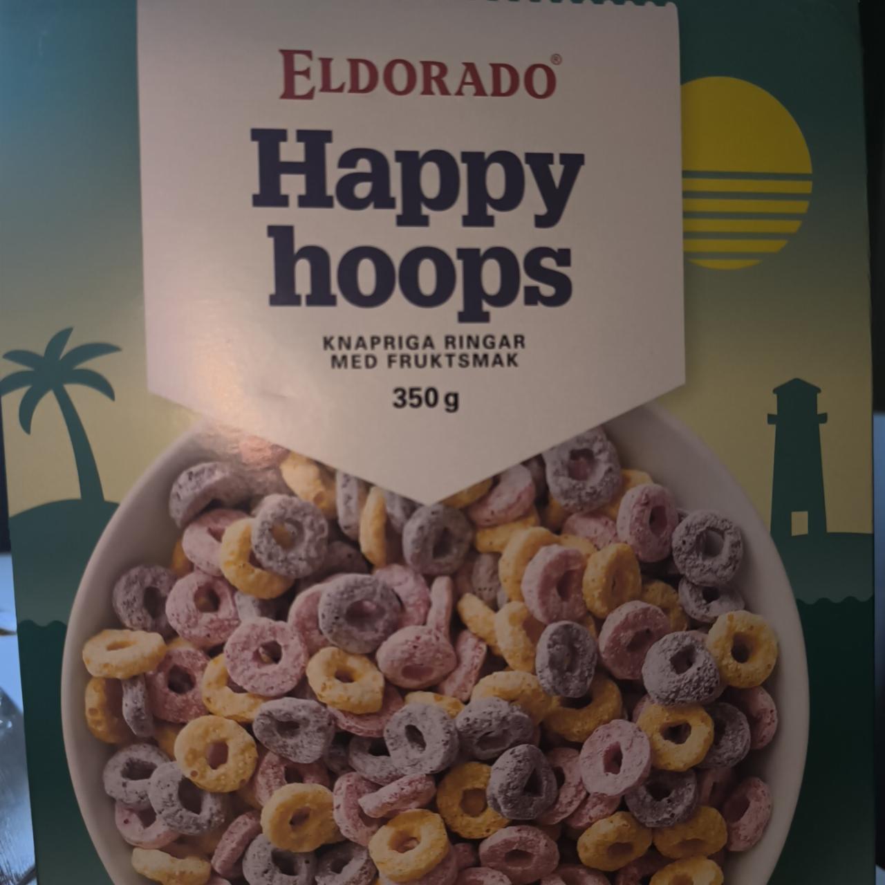 Фото - Happy hoops knapriga ringar med fruktsmak Eldorado