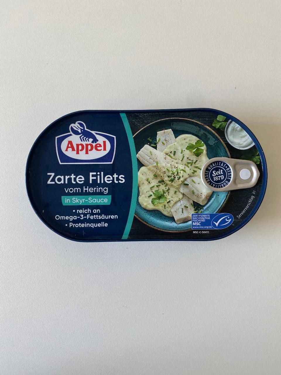 Фото - Zarte Filets vom Hering in Skyr-Sauce Appel