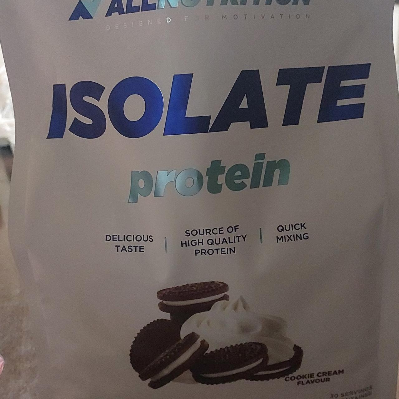 Фото - Isolate protein cookie cream All Nutrition