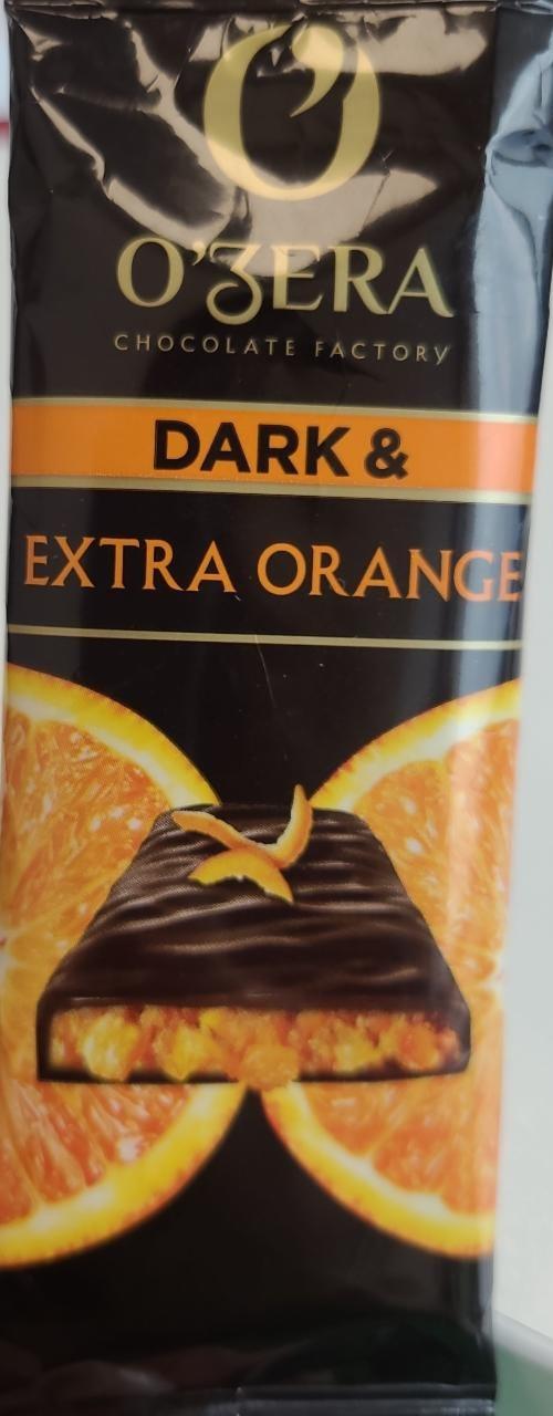 Фото - Шоколад горький с начинкой Dark& Extra Orange O'Zera