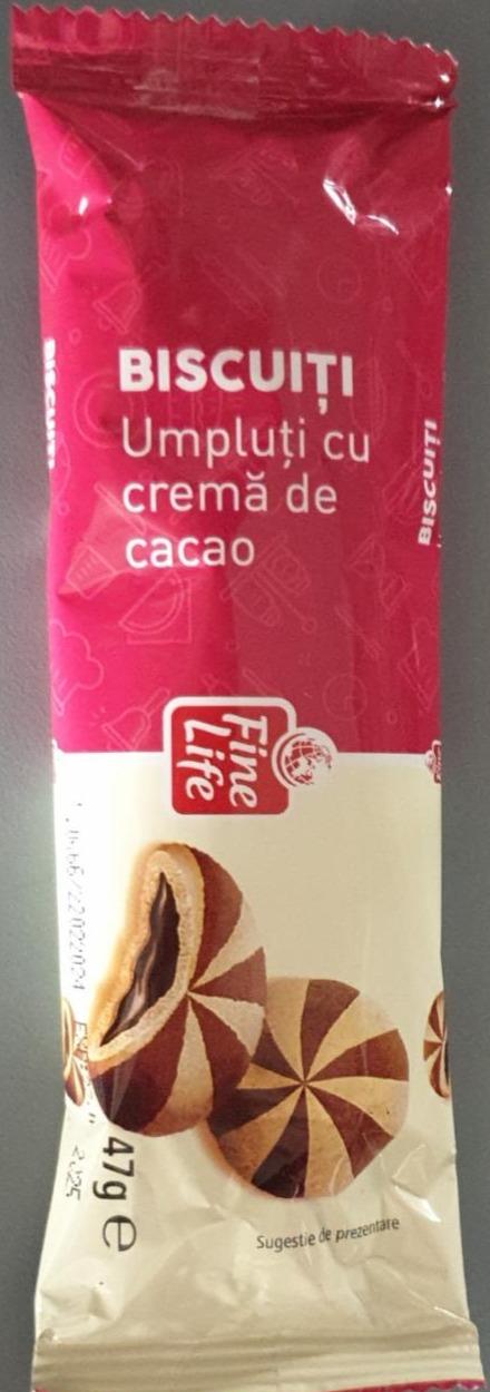 Фото - Biscuiti. Umpluti cu cream de cacao. Fine Life