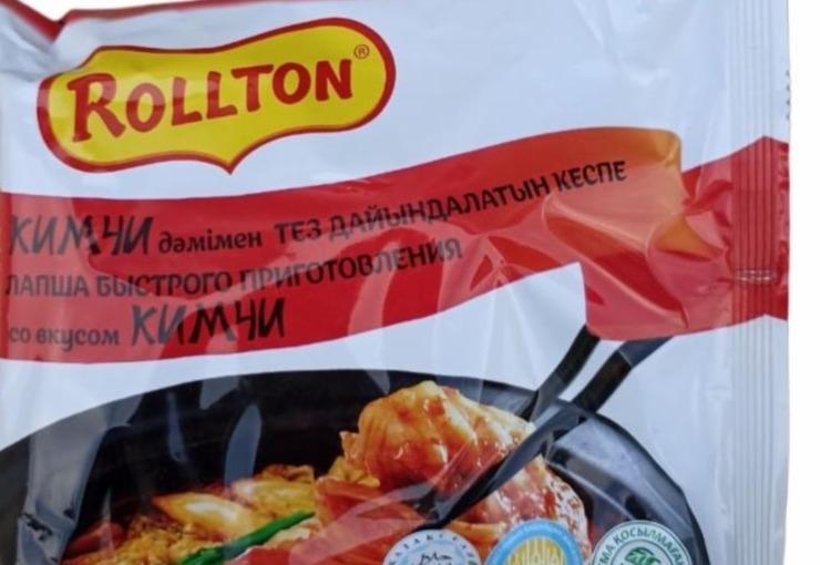 Фото - Лапша быстрого приготовления со вкусам кимчи Rollton