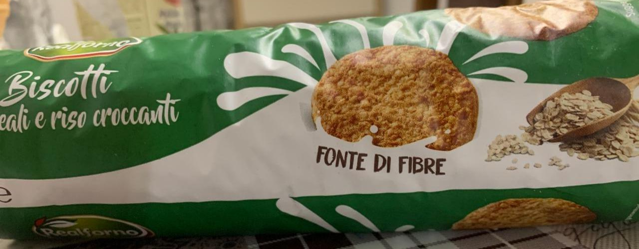 Фото - Biscotti con cereali e riso croccanti Realforno