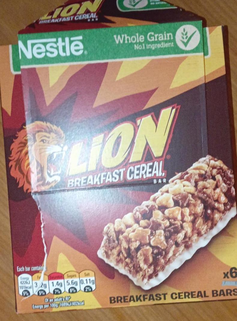 Фото - Breakfast Cereal Bar Lion Nestlé