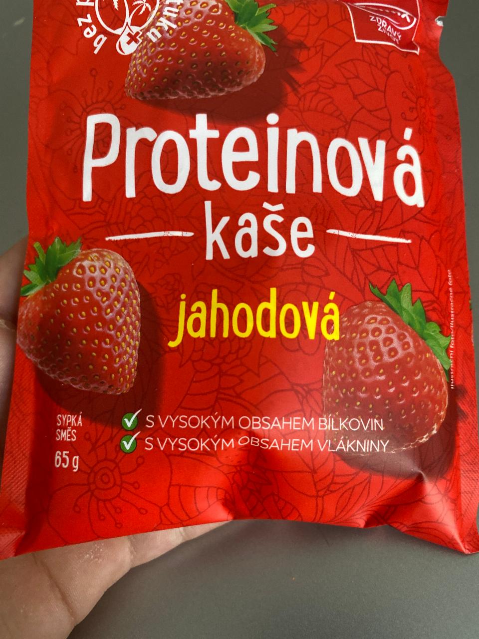 Фото - Proteinová kaše Jahodová Semix