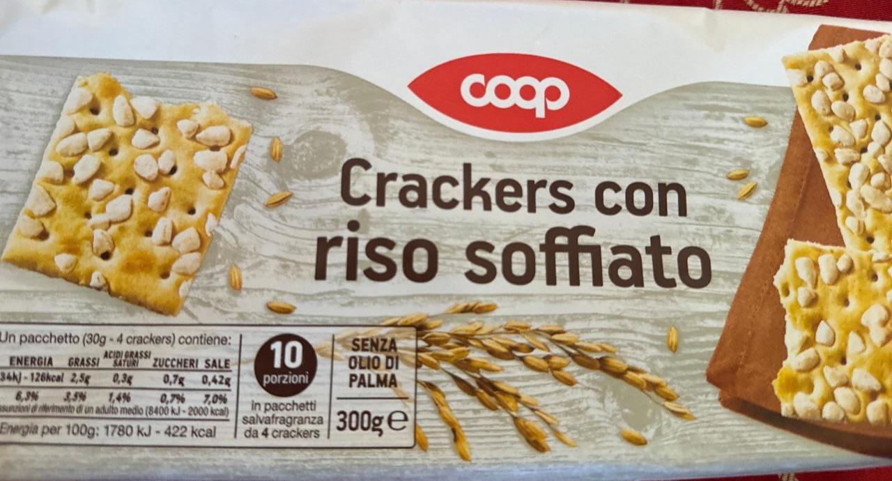 Фото - Crackers con riso sofiato Coop